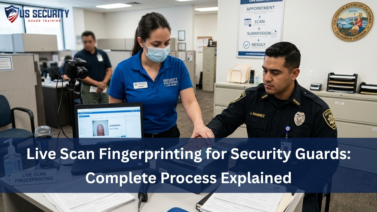Read more about the article Live Scan Fingerprinting for Security Guards: Complete Process Explained
