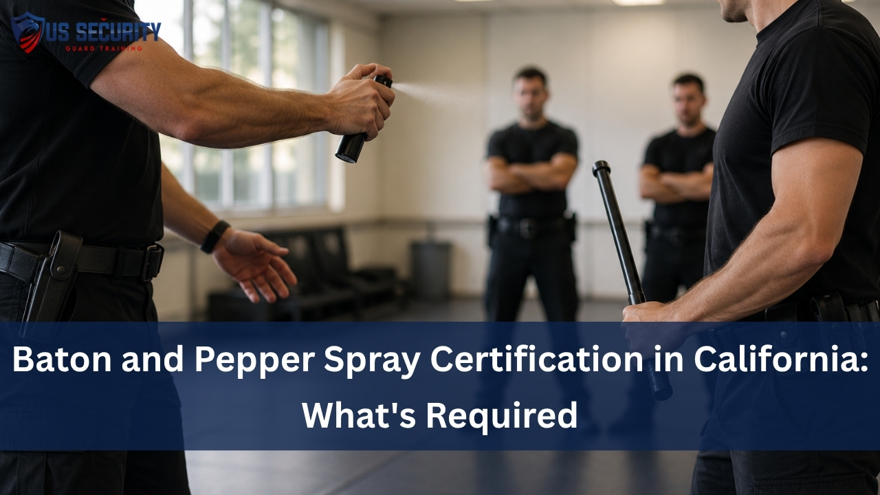 Read more about the article Baton and Pepper Spray Certification in California: What’s Required